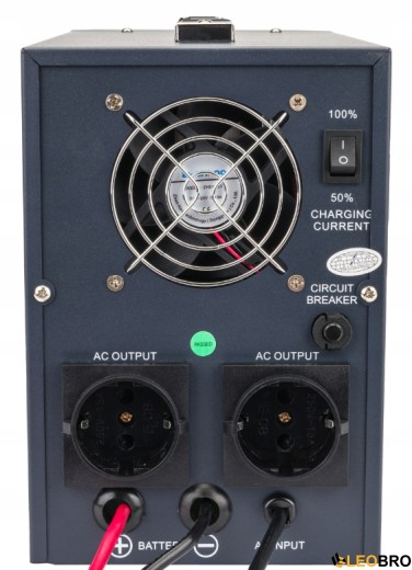 Гібридний ДБЖ/інвертор Powermat 500 VA 12/230V 400W/500VA (PM-UPS-500MP) - 3