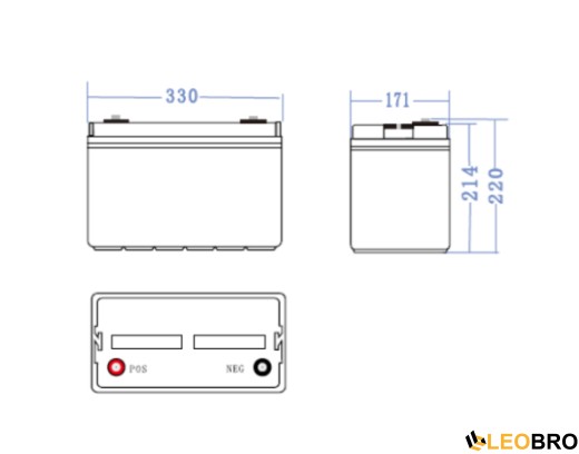 AGM Акумулятор 90Ah 12V Green Cell VRLA (AGM29) - 5