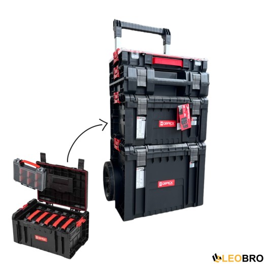 Набор инструментальных ящиков Qbrick System PRO Set 3 2.0 + 5 x PRO Organizer - 1