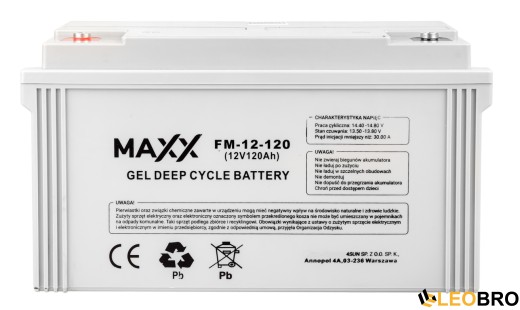 Гелевий Акумулятор 120Ah 12V 4SUN MAXX GEL DEEP CYCLE (12-FM-120) - 2