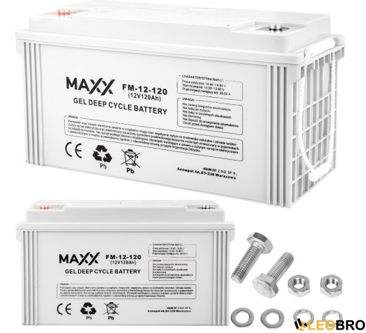 Гелевий Акумулятор 120Ah 12V 4SUN MAXX GEL DEEP CYCLE (12-FM-120) - 5