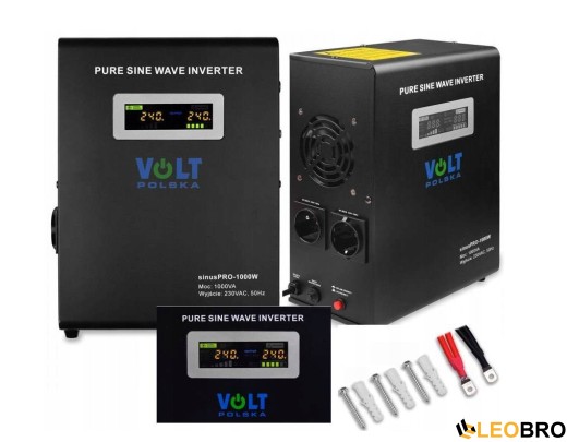 Комплект Volt Polska SINUS PRO 800 W 12/230V 500/800W + Акумулятор VOLT AGM VRLA 100Ah 12V - 3