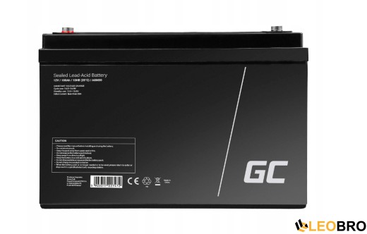 Комплект Volt Polska SINUS PRO 1000 W 12/230V 700/1000W + Акумулятор Green Cell AGM VRLA 100Ah 12V - 5