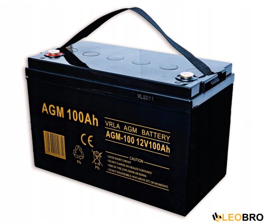 Комплект Volt Polska SINUS PRO 1000 W 12/230V 700/1000W + Акумулятор VOLT AGM VRLA 100Ah 12V - 3