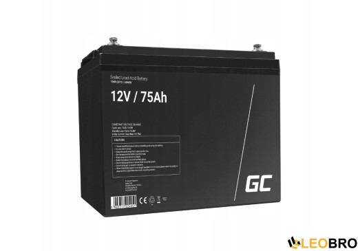 Аварійний комплект живлення Volt Polska SINUS PRO 800 W 12/230V 500/800W + Акумулятор Green Cell AGM VRLA 75Ah 12V - 2