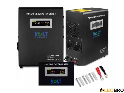 Аварійний комплект живлення Volt Polska SINUS PRO 800 W 12/230V 500/800W + Акумулятор Green Cell AGM VRLA 75Ah 12V - 7