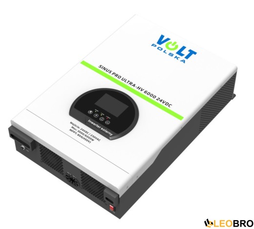 Сонячний інвертор Volt Polska ULTRA-HV 6000 24/230V (3000/6000W) + 80A MPPT (450V) (3SSHV30024) - 3