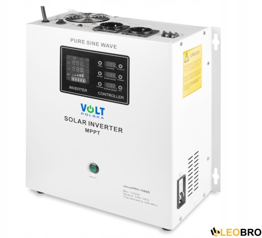 Аварійний комплект Гібридний ДБЖ/інвертор Volt Polska SINUS PRO 1500 S + Акумулятор 4SUN MAXX GEL 120 Ah - 2