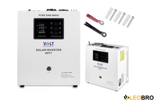 Аварійний комплект Гібридний ДБЖ/інвертор Volt Polska SINUS PRO 1500 S + Акумулятор 4SUN MAXX GEL 120 Ah - 6