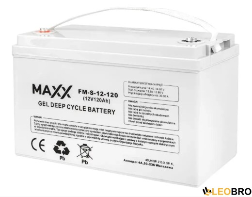 Аварійний комплект Гібридний ДБЖ/інвертор Volt Polska SINUS PRO 1500 S + Акумулятор 4SUN MAXX GEL 120 Ah - 7