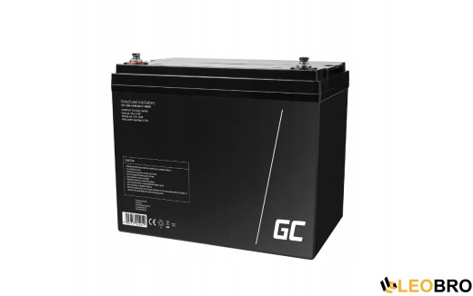 Аварийный комплект Powermat 800 VA 12/230V 640W/800VA + Аккумулятор Green Cell AGM VRLA 75Ah 12V - 4