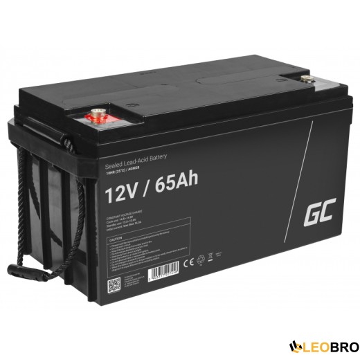 Акумулятор Green Cell AGM VRLA 65Ah 12V (AGM28) - 1