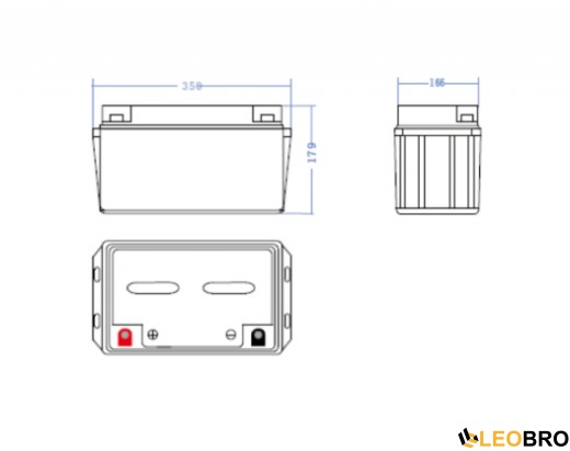 Акумулятор Green Cell AGM VRLA 65Ah 12V (AGM28) - 6