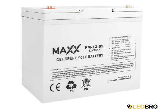 Аварійний комплект Інвертор Volt Polska SINUS PRO 2000S 24/230V 1400/2000W + 2шт Акумулятор 4SUN MAXX 85Ah 12V - 2