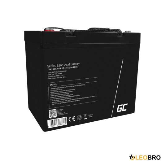 Аварийный комплект Powermat 800 VA 12/230V 640W/800VA + Аккумулятор Green Cell AGM VRLA 50Ah 12V - 2