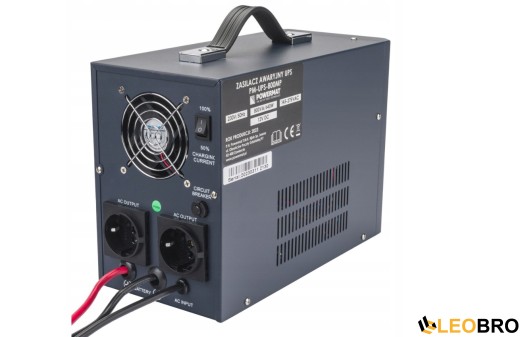 Аварийный комплект Powermat 800 VA 12/230V 640W/800VA + Аккумулятор Green Cell AGM VRLA 50Ah 12V - 6