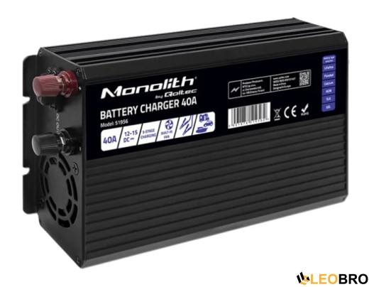 Зарядное устройство Qoltec Monolith LiFePO4 40A 12.8V (51956) - 2