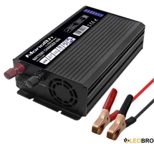 Зарядное устройство Qoltec Monolith LiFePO4 40A 12.8V (51956) - 6