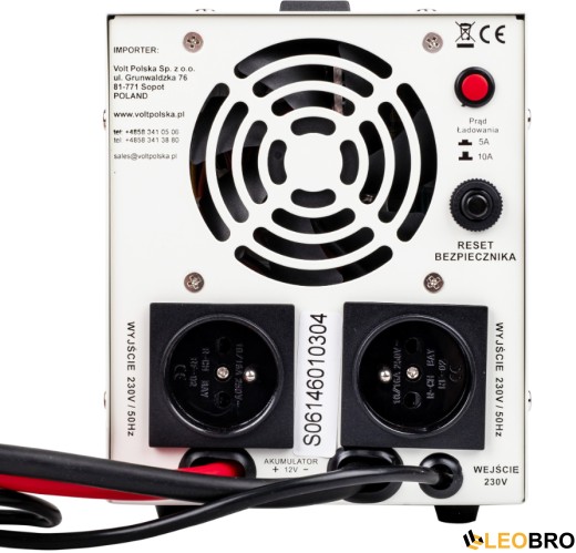Аварійний комплект Volt Polska SINUS PRO 800 E 12/230V 500/800W + Акумулятор Green Cell AGM VRLA 100Ah 12V - 3