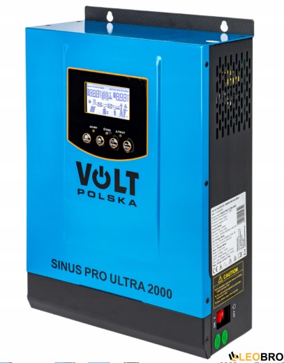Сонячний інвертор Volt Polska ULTRA-HV 2000 12/230V (1000/2000W) + 60A MPPT (75V) (3SSH100012) - 2