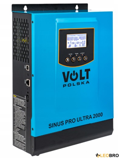 Сонячний інвертор Volt Polska ULTRA-HV 2000 12/230V (1000/2000W) + 60A MPPT (75V) (3SSH100012) - 4