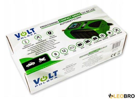 Зарядное устройство для Volt Polska 12V 8A LCD (6PRLN12V8A) - 5