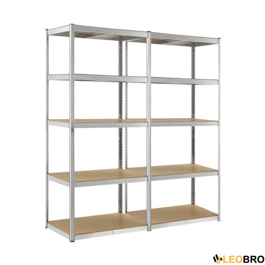 Cтеллаж FunFit 180 х 180 х 40 см, 200кг/полка, 5 полок - 1