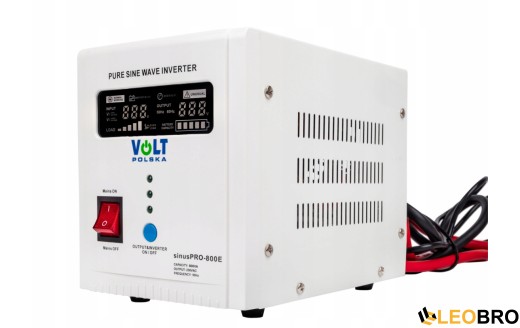 Аварійний комплект Volt Polska SINUS PRO 800 E 12/230V 500/800W + 4SUN MAXX GEL DEEP CYCLE 100Ah 12V - 3