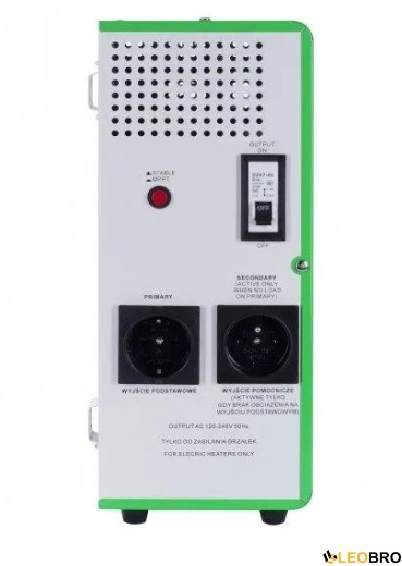 Сонячний інвертор Volt Polska GREEN BOOST MPPT 3000 120-350VDC (3SR3000001) - 7