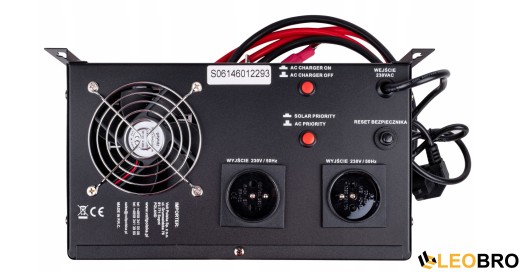 Гібридний ДБЖ/інвертор Volt Polska SINUS PRO 2000W 24/230V 1400/2000W + Балансир 24V - 4