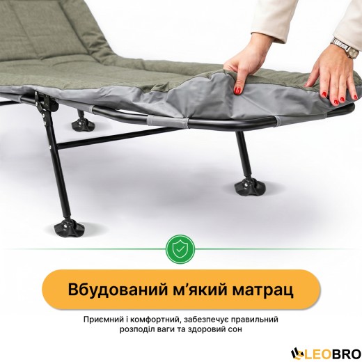 Розкладне ліжко (розкладачка) LEOBRO (FB-S17) - 11