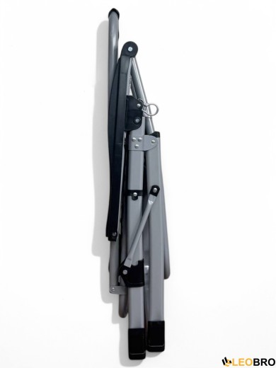 Розкладне крісло шезлонг LEOBRO Чорний (HT-167E2 Black) - 5