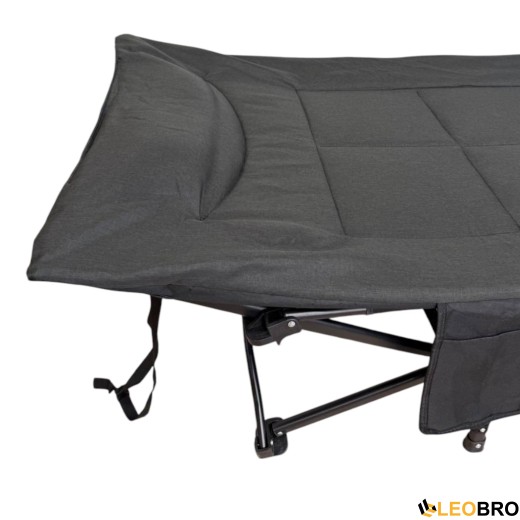 Туристична розкладачка LEOBRO Сіра (HT-169K Grey) - 3