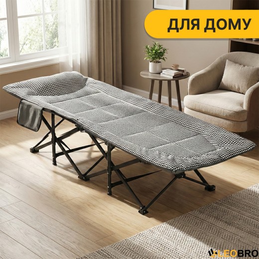 Розкладачка LEOBRO Гусяча лапка (HM-169K Houndstooth) - 6