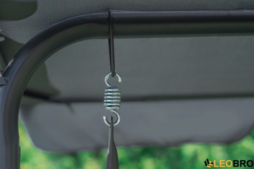 Велика гойдалка з подушками LEOBRO Luxury Grey - 3