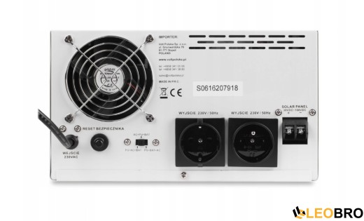 Гібридний ДБЖ/інвертор Volt Polska SINUS PRO 2000 S 24/230V 1400/2000W + 2 шт Акумулятор VOLT VRLA 100Ah 12V - 2