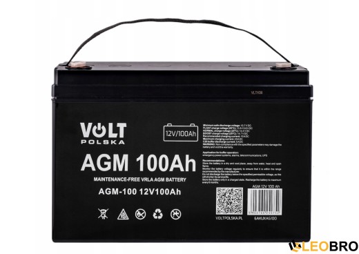 Гібридний ДБЖ/інвертор Volt Polska SINUS PRO 2000 S 24/230V 1400/2000W + 2 шт Акумулятор VOLT VRLA 100Ah 12V - 7