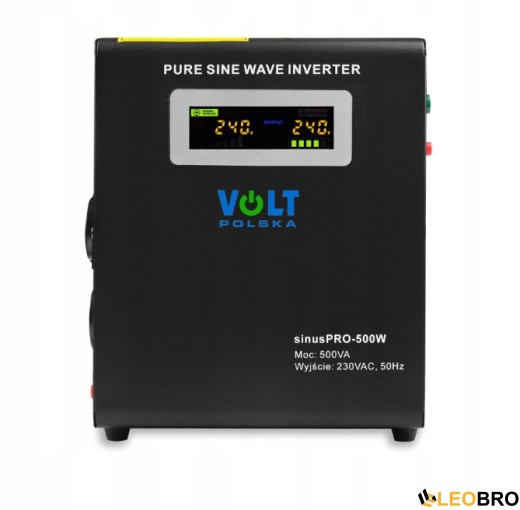 ДБЖ / Інвертор Volt Polska SINUS PRO 500 W 12/230V 300/500W + Акумулятор гелевий 4SUN MAXX GEL 100 Ah - 3