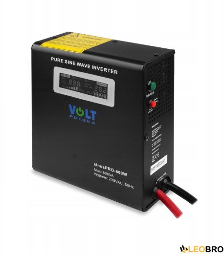 Комплект Volt Polska SINUS PRO 800 W 12/230V 500/800W + Акумулятор гелевий 4SUN MAXX GEL 100 Ah - 3
