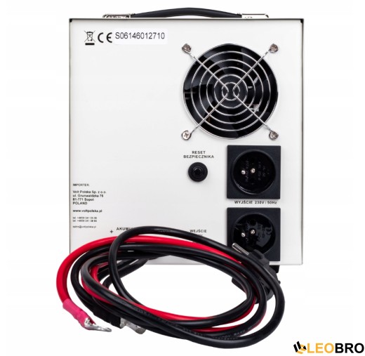 Комплект Volt Polska SINUS PRO 1500E 12/230V 1000/1500W + Акумулятор гелевий 4SUN MAXX GEL 100 Ah - 4