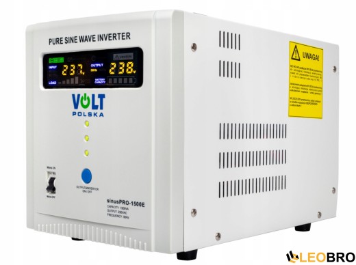 Комплект Volt Polska SINUS PRO 1500E 12/230V 1000/1500W + Акумулятор гелевий 4SUN MAXX GEL 120 Ah - 3