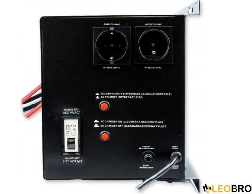 Комплект Volt Polska SINUS PRO 2400W 12/230V 1600/2400W + Акумулятор гелевий 4SUN MAXX GEL 100 Ah - 5