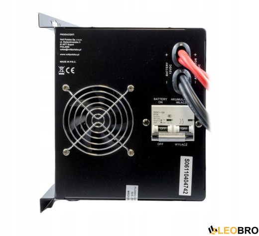 Комплект Volt Polska SINUS PRO 2400W 12/230V 1600/2400W + Акумулятор гелевий 4SUN MAXX GEL 120 Ah - 4