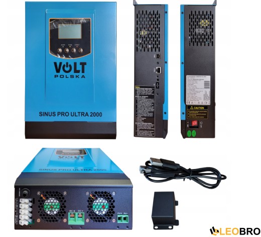Комплект Volt Polska ULTRA-HV 2000 12/230V 1000/2000W + Акумулятор гелевий 4SUN MAXX GEL 120 Ah - 4