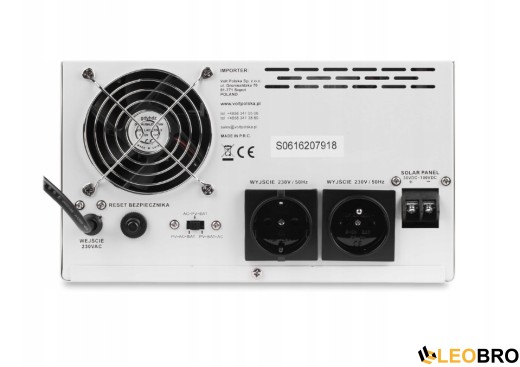 Комплект Volt Polska SINUS PRO 2000S 24/230V 1400/2000W + Акумулятор гелевий 4SUN GEL 120 Ah 2 шт - 3