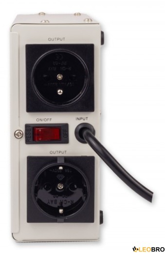 Стабілізатор напруги Volt Polska AVR 2000VA 8-11% SLIM (5AVRZS2000) - 3