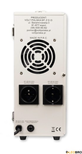 Гібридний ДБЖ/інвертор Volt Polska SINUS PRO 900 E PLUS 12/230V 600/900W (3SPM09012M) - 4