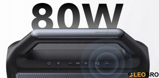 Колонка блютус Anker SoundCore Boom 2 80W Black (A3138011) - 4