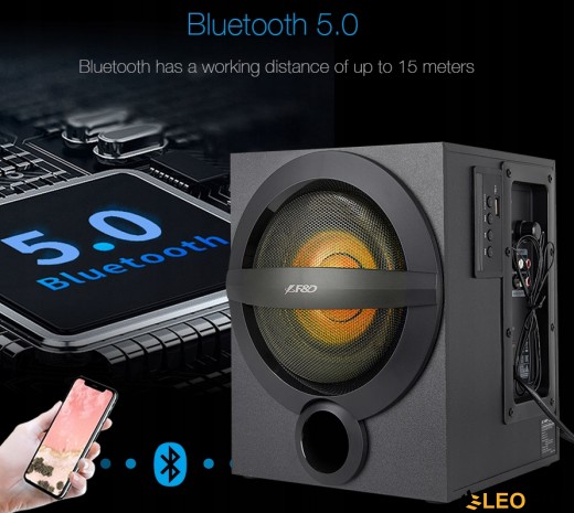 Мультимедійна акустика Fenda A140x Black 37W 2.1 - 5