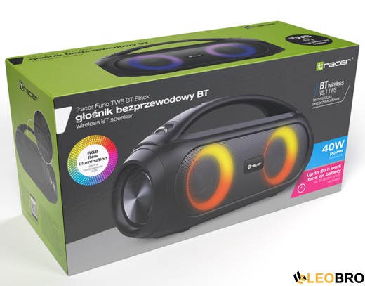 Bluetooth колонка Tracer Furio TWS Black 40W (TRAGLO46920) - 6